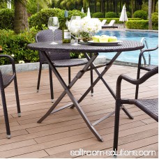 Crosley Furniture Palm Harbor Outdoor Wicker Folding Table 552555953